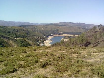 Venda Nova reservoir seen from the road